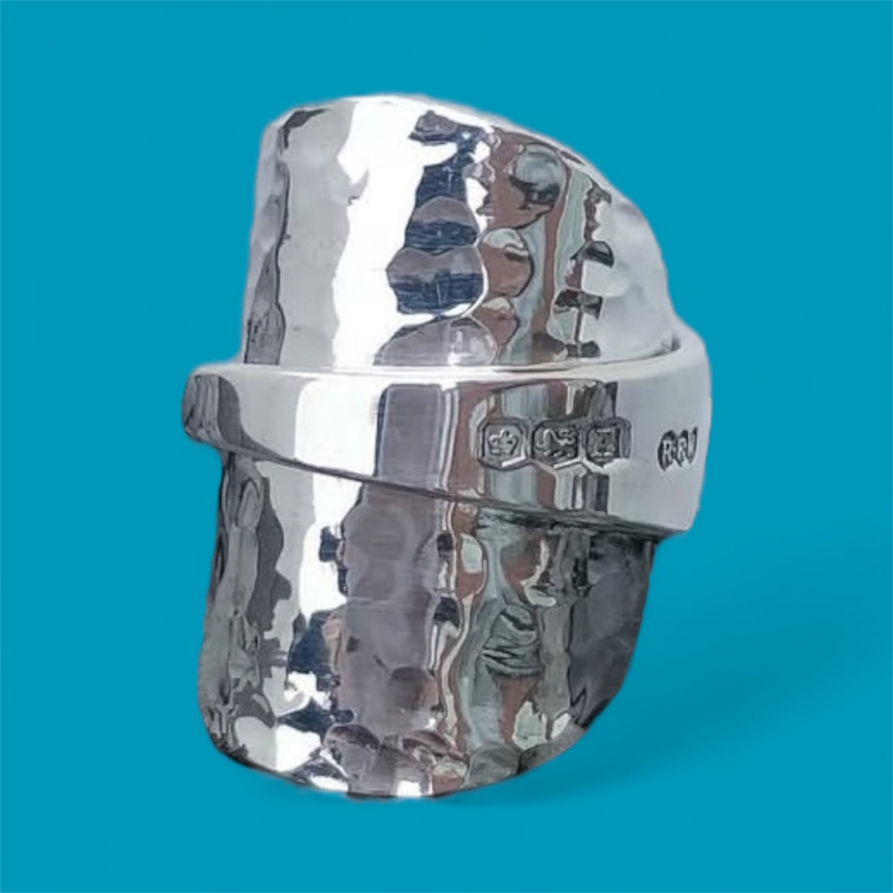 Hammered Spoon Ring